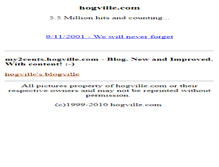 Tablet Screenshot of hogville.com